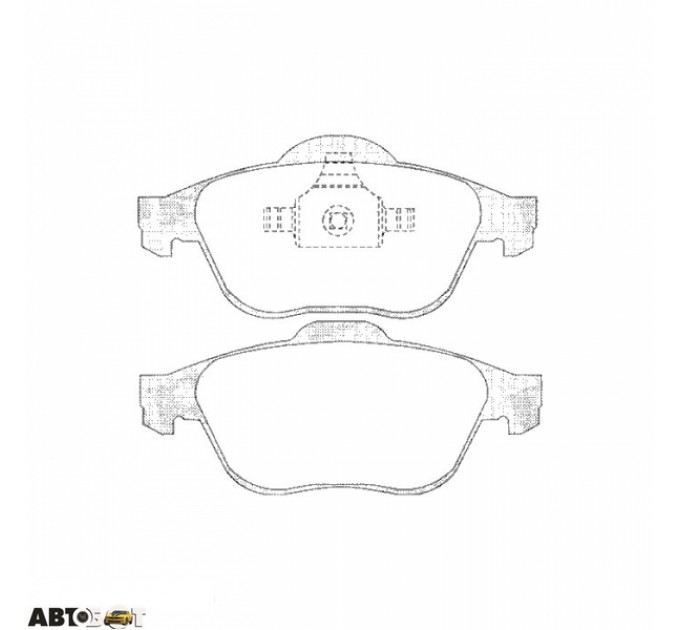 Тормозные колодки ABE C1R020ABE, цена: 1 069 грн.