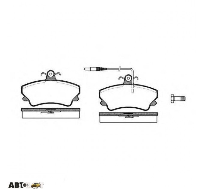 Тормозные колодки ABE C1R009ABE, цена: 1 120 грн.