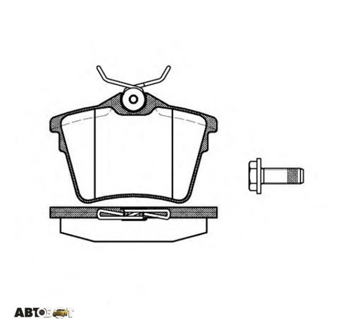 Тормозные колодки ABE C2P006ABE, цена: 961 грн.