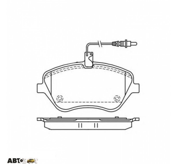 Тормозные колодки ABE C1P046ABE, цена: 1 698 грн.