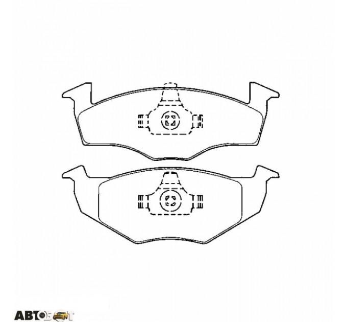 Гальмівні колодки ABE C1W035ABE, ціна: 794 грн.