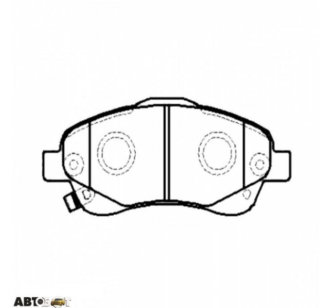 Тормозные колодки ABE C12106ABE, цена: 1 197 грн.