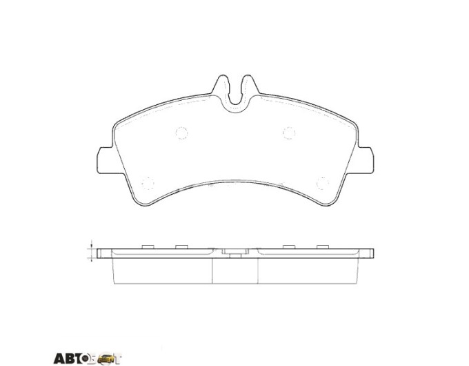 Гальмівні колодки ABE C2M030ABE, ціна: 2 437 грн.