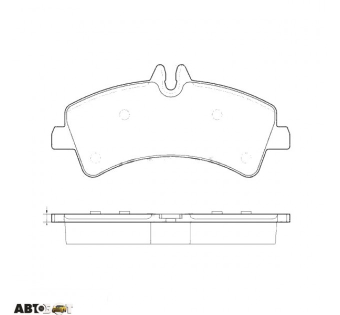 Тормозные колодки ABE C2M030ABE, цена: 1 327 грн.