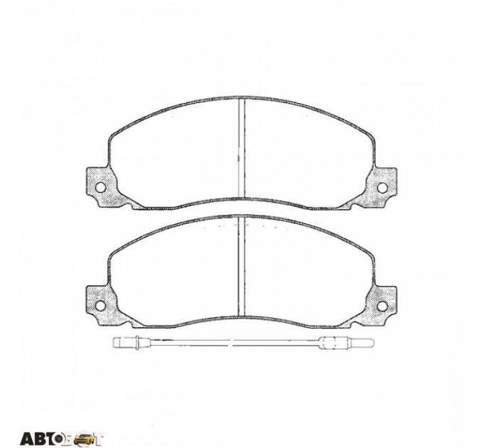 Гальмівні колодки ABE C1R014ABE, ціна: 1 270 грн.