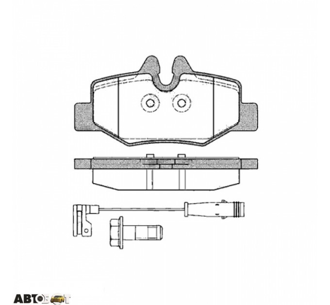 Тормозные колодки ABE C2M025ABE, цена: 1 058 грн.