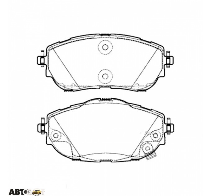 Тормозные колодки ABE C12139ABE, цена: 1 286 грн.