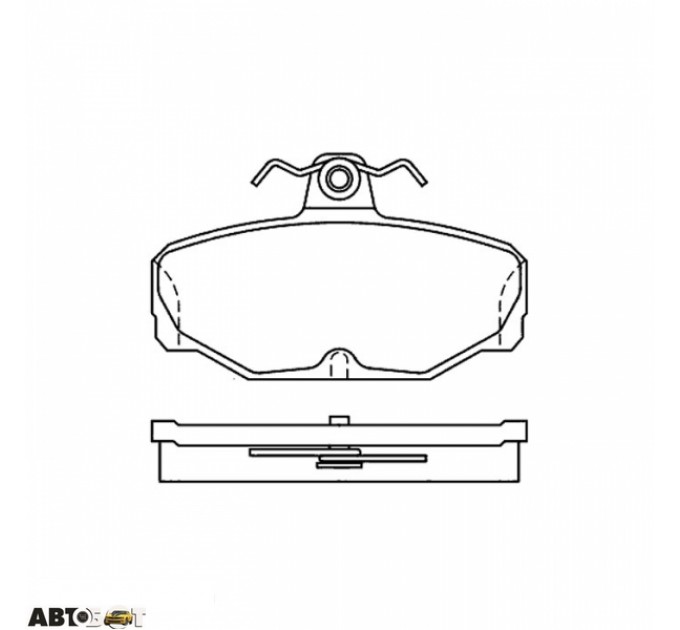 Тормозные колодки ABE C2G001ABE, цена: 511 грн.