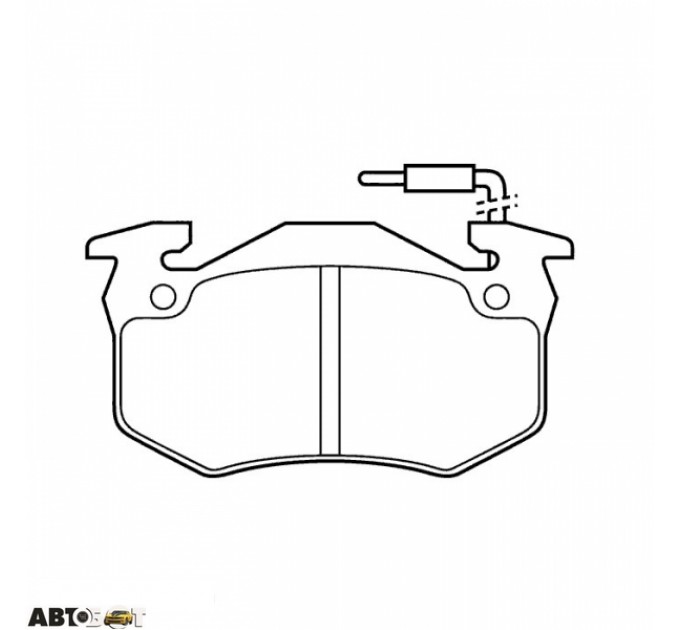 Тормозные колодки ABE C1R002ABE, цена: 766 грн.