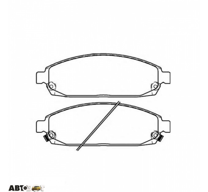 Тормозные колодки ABE C1Y026ABE, цена: 1 567 грн.