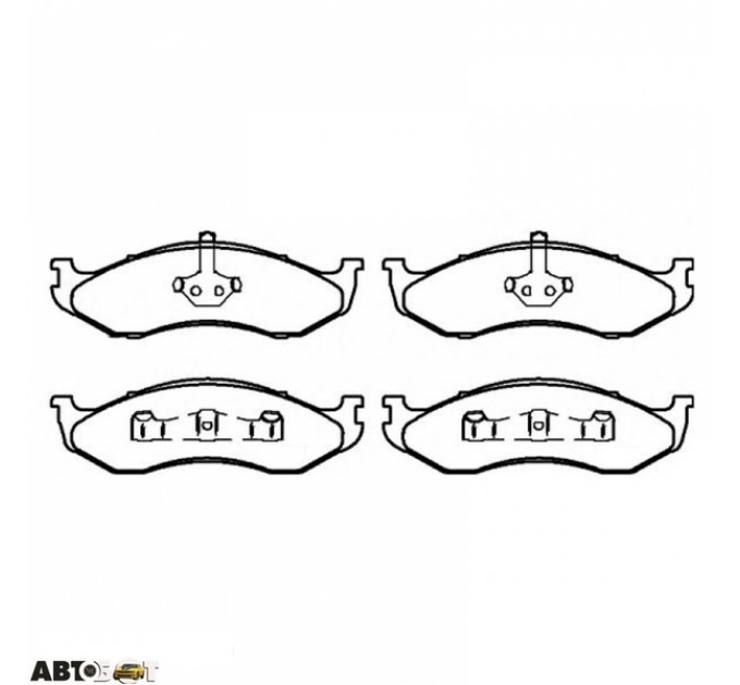 Тормозные колодки ABE C1Y012ABE, цена: 1 308 грн.