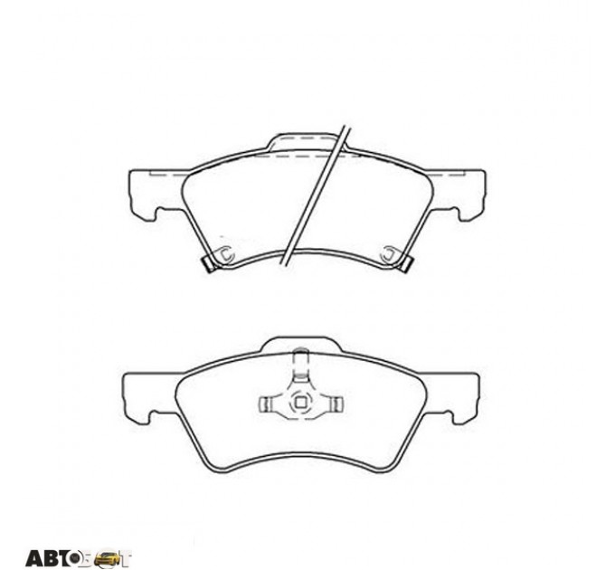 Тормозные колодки ABE C1Y006ABE, цена: 1 069 грн.