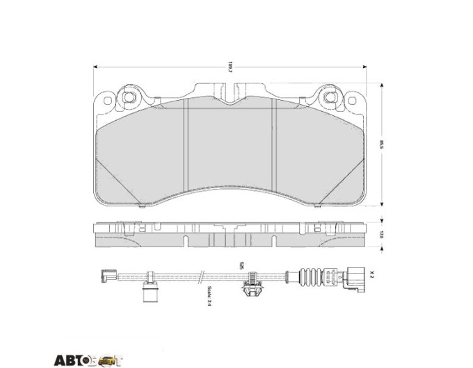 Тормозные колодки TRW GDB3506, цена: 8 580 грн.