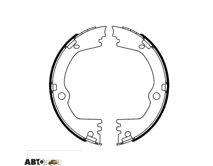 Тормозные колодки Bosch 0 986 487 939, цена: 3 220 грн.