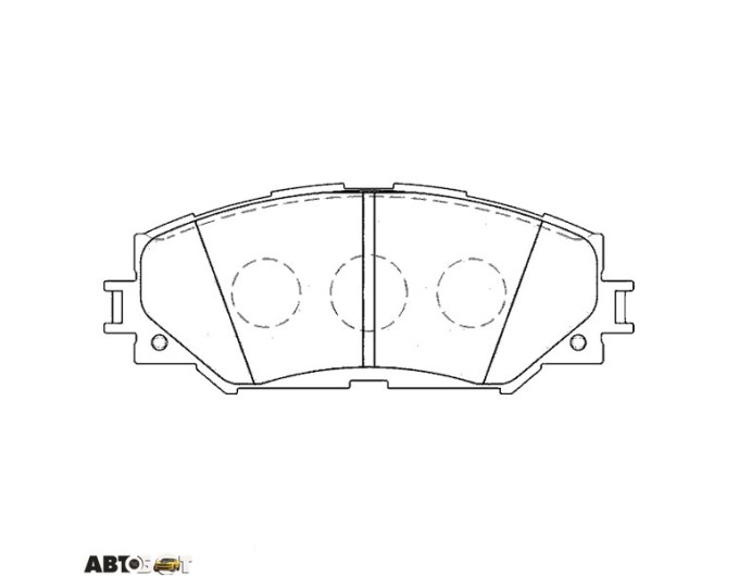 Гальмівні колодки ABE C12121ABE, ціна: 928 грн.