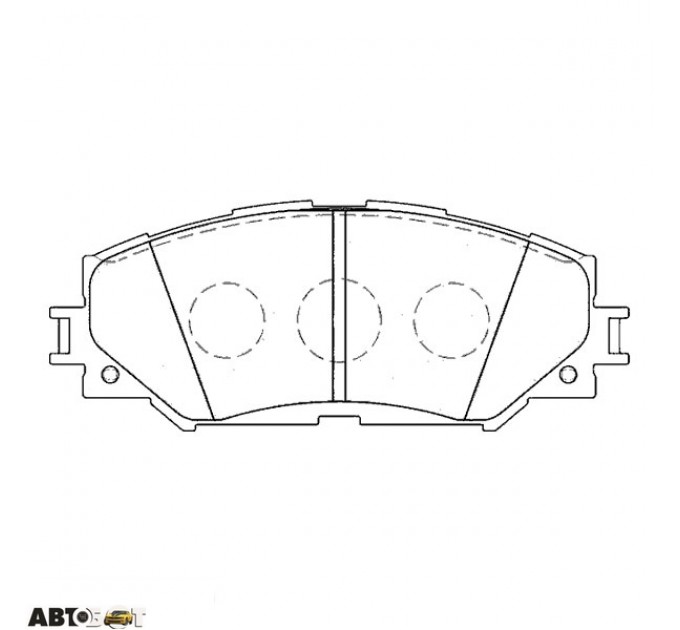 Тормозные колодки ABE C12121ABE, цена: 505 грн.