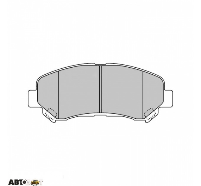 Тормозные колодки ABE C11086ABE, цена: 1 113 грн.