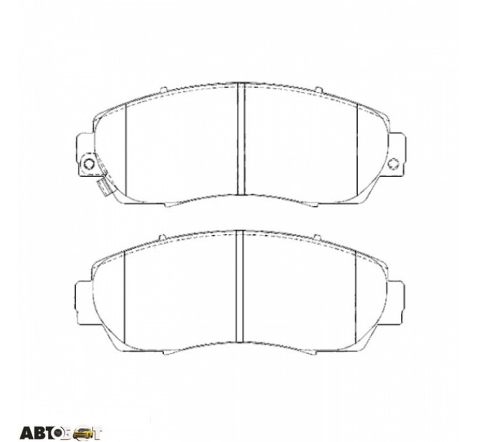 Тормозные колодки ABE C14059ABE, цена: 1 232 грн.