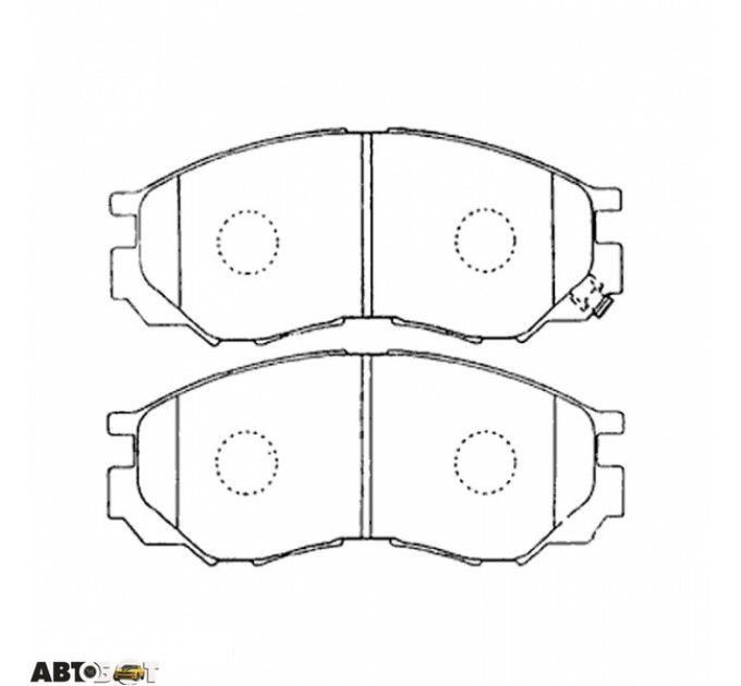 Тормозные колодки ABE C15000ABE, цена: 1 007 грн.