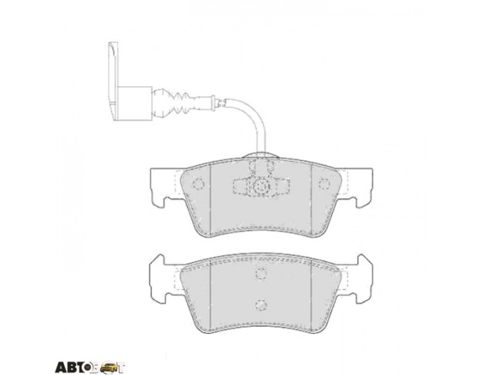 Гальмівні колодки ABE C2W030ABE, ціна: 2 483 грн.