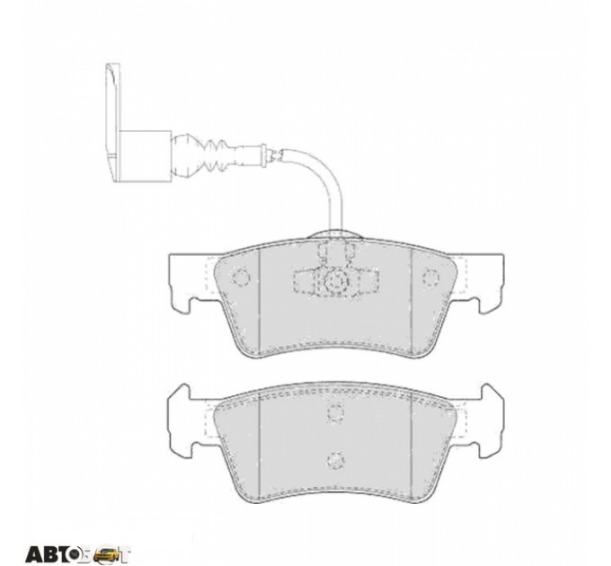 Гальмівні колодки ABE C2W030ABE, ціна: 1 352 грн.