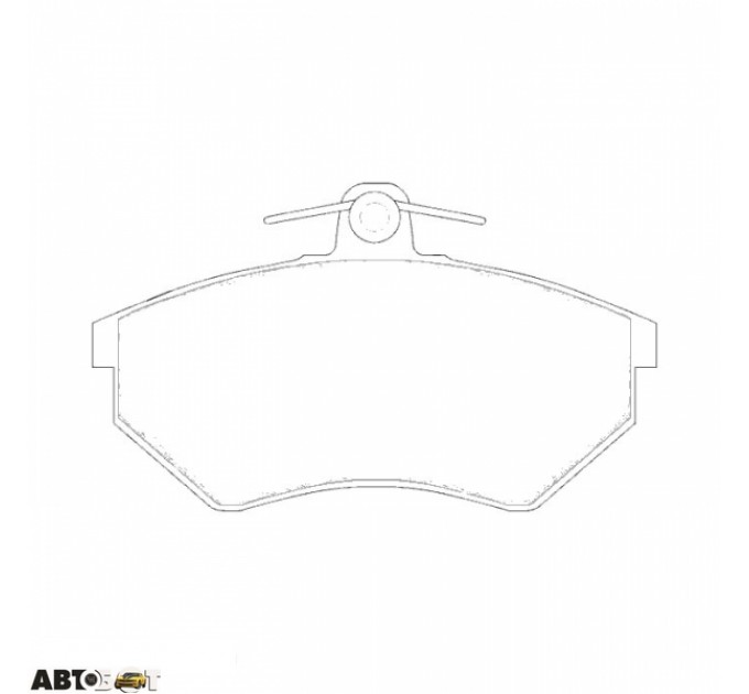 Гальмівні колодки ABE C1W001ABE, ціна: 824 грн.