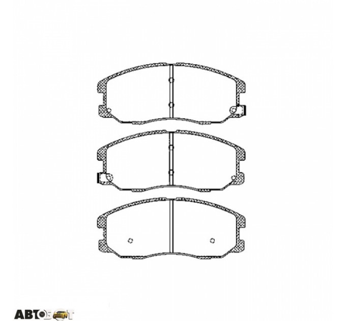 Тормозные колодки ABE C10020ABE, цена: 1 245 грн.