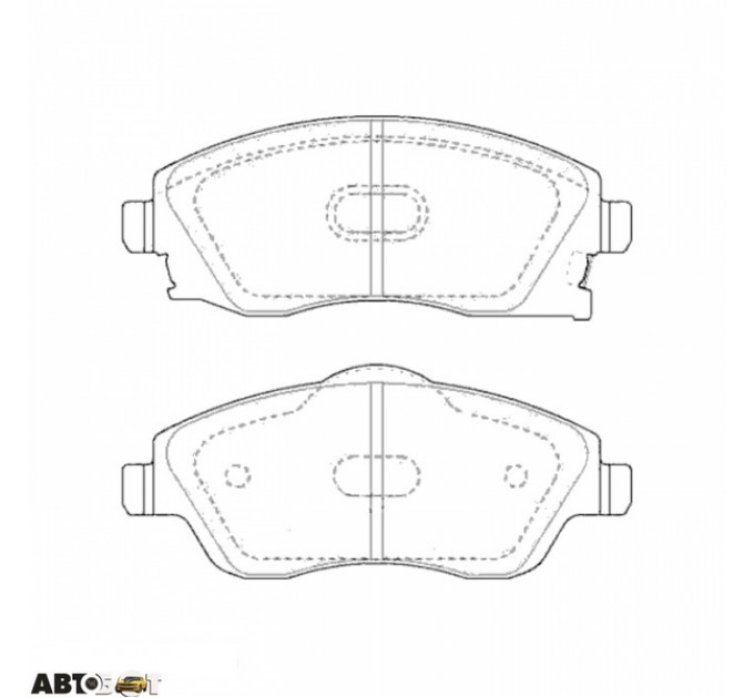 Тормозные колодки ABE C1X020ABE, цена: 1 043 грн.