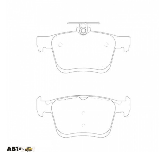 Тормозные колодки ABE C2W034ABE, цена: 825 грн.