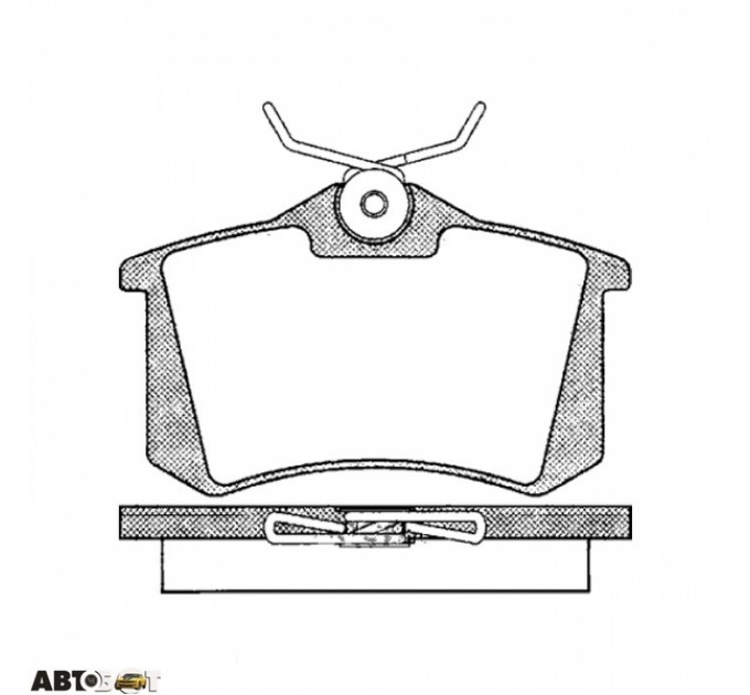 Тормозные колодки ABE C2W002ABE, цена: 566 грн.