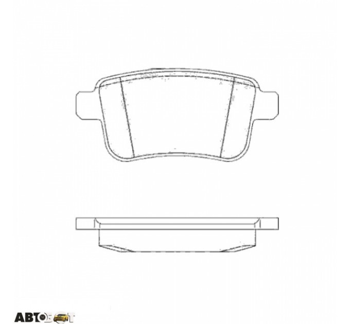 Тормозные колодки ABE C2R012ABE, цена: 734 грн.