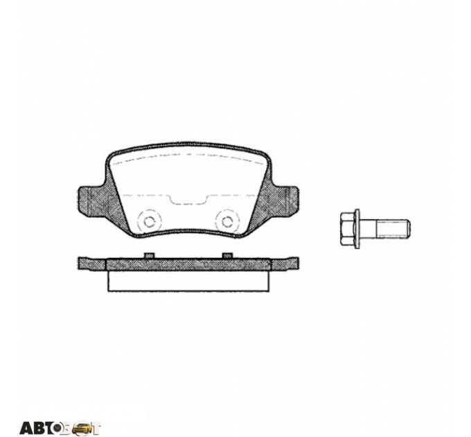 Тормозные колодки ABE C2M029ABE, цена: 762 грн.