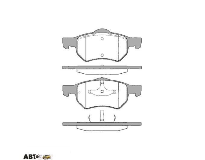 Гальмівні колодки ABE C1Y007ABE, ціна: 2 465 грн.