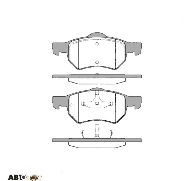 Тормозные колодки ABE C1Y007ABE, цена: 1 342 грн.