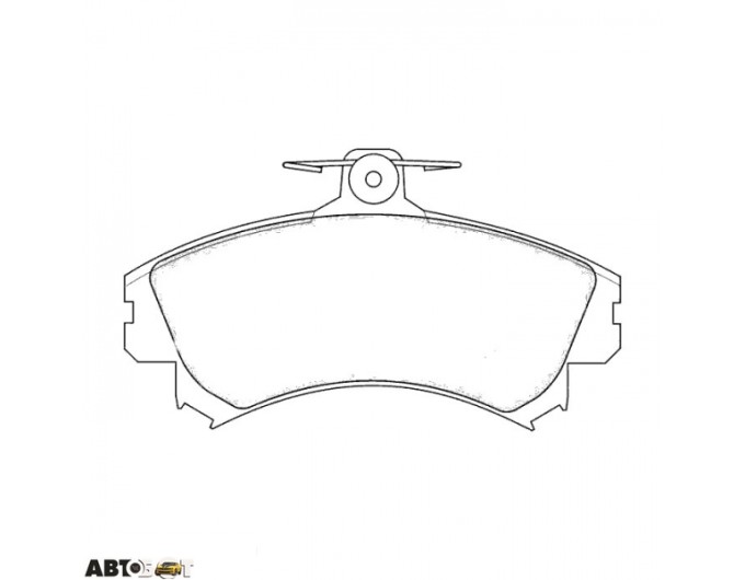 Гальмівні колодки ABE C1V017ABE, ціна: 1 524 грн.