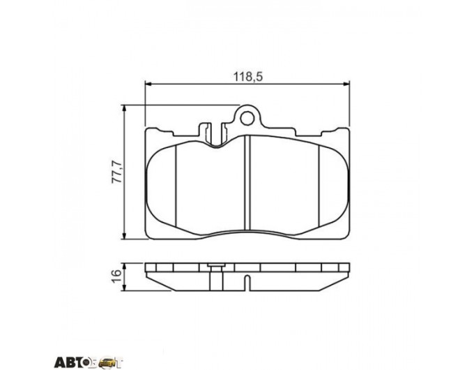 Тормозные колодки Bosch 0 986 495 138, цена: 2 521 грн.