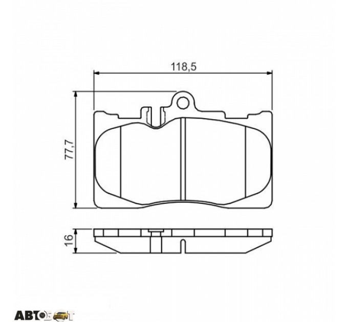 Гальмівні колодки Bosch 0 986 495 138, ціна: 1 373 грн.