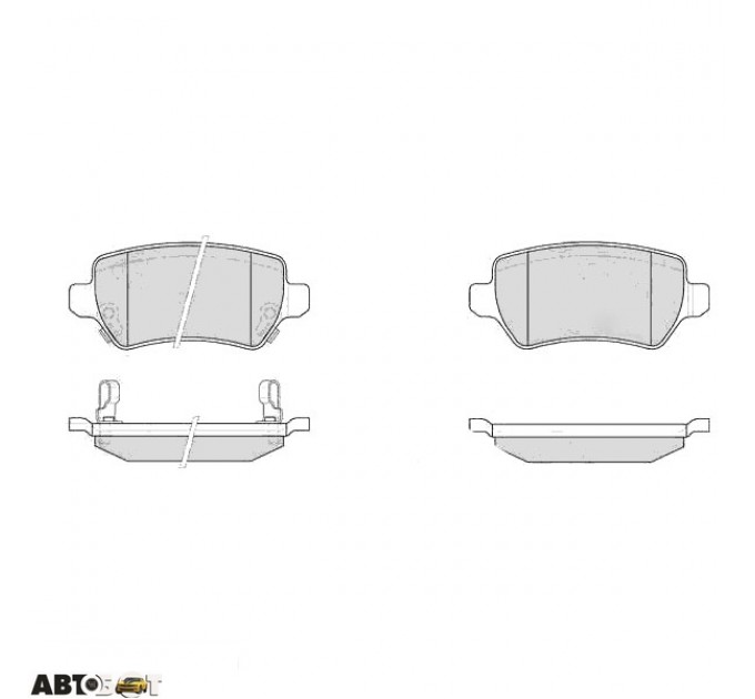 Тормозные колодки ABE C2X009ABE, цена: 624 грн.