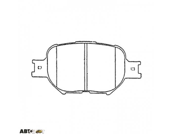 Тормозные колодки ABE C12092ABE, цена: 1 588 грн.