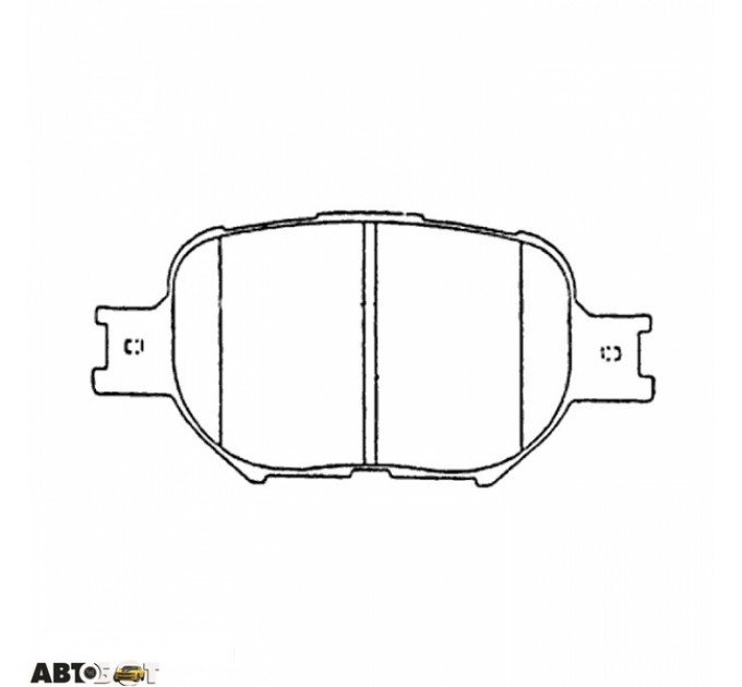 Тормозные колодки ABE C12092ABE, цена: 864 грн.