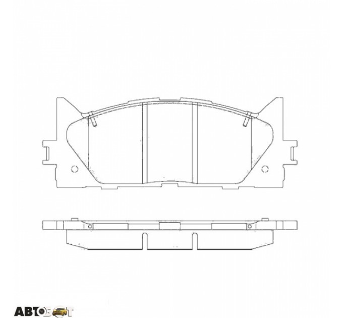 Гальмівні колодки ABE C12120ABE, ціна: 1 003 грн.