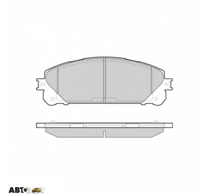 Тормозные колодки ABE C12135ABE, цена: 1 447 грн.