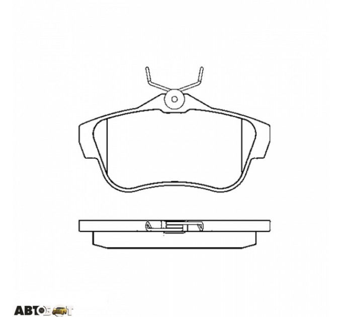 Тормозные колодки ABE C2C012ABE, цена: 1 120 грн.