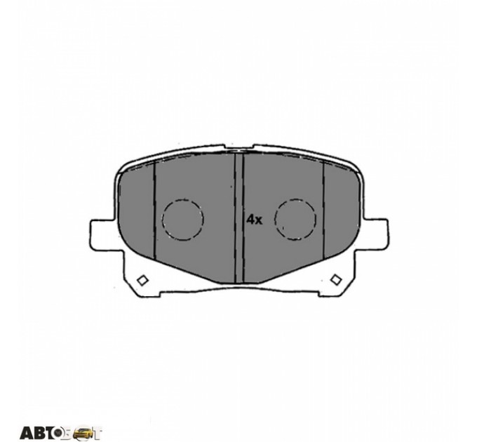 Тормозные колодки ABE C12099ABE, цена: 848 грн.