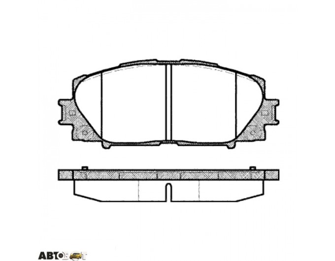 Гальмівні колодки ABE C12127ABE, ціна: 1 387 грн.