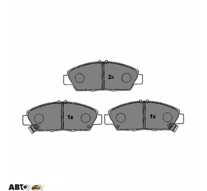 Тормозные колодки ABE C14037ABE, цена: 824 грн.