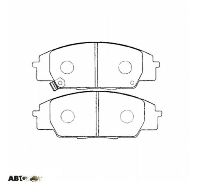 Тормозные колодки ABE C14041ABE, цена: 913 грн.