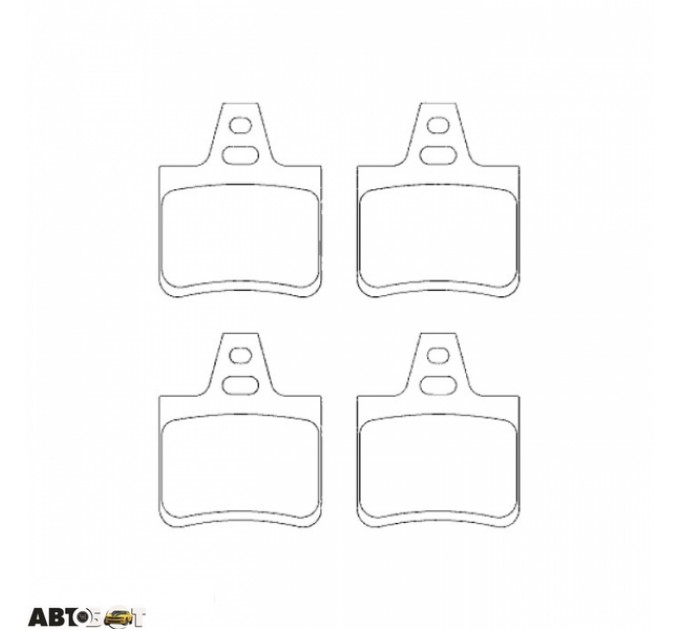 Гальмівні колодки ABE C2C001ABE, ціна: 438 грн.