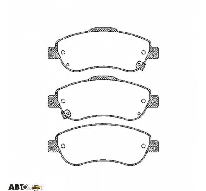Гальмівні колодки ABE C14053ABE, ціна: 1 160 грн.