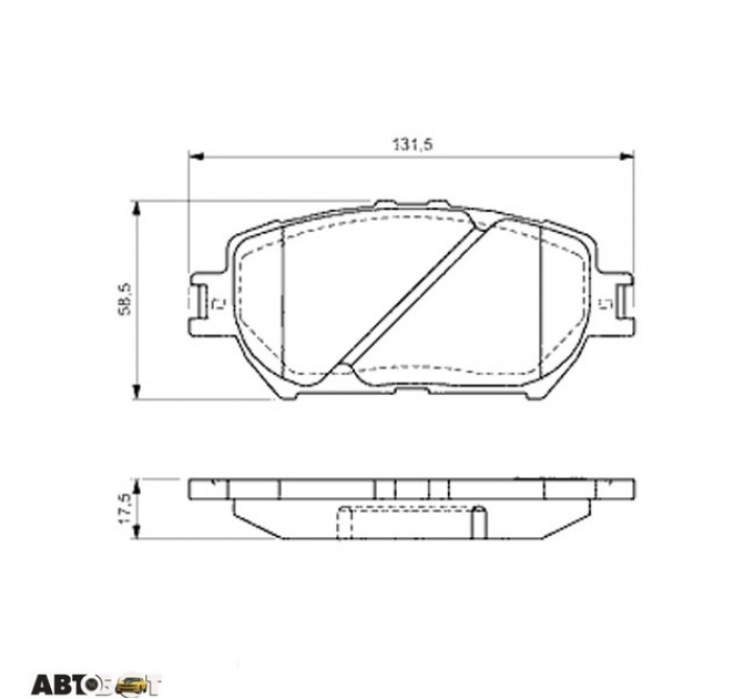 Тормозные колодки Bosch 0 986 494 363, цена: 1 319 грн.